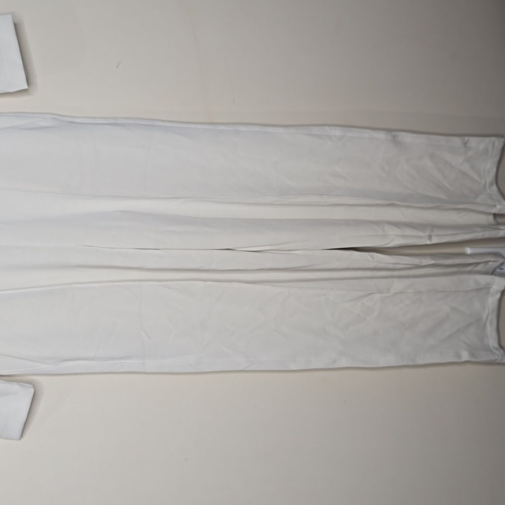 3078 NWT VSX Featherweight Knit Front- Zip Jumpsuit Sz Large Classic Plaster - Picture 5 of 10